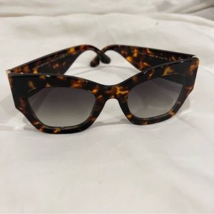 Victoria Beckham Tortoise Sunglasses